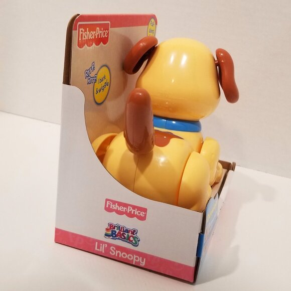 Fisher-Price Brilliant Basic Lil' Snoopy Pull Along Toy, NIB - Picture 5 of 11